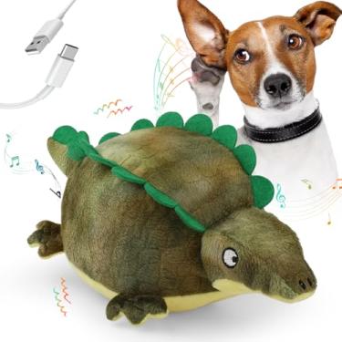 Imagem de QDAN Brinquedos interativos para cães: [2025 recém-atualizado] Controle remoto, brinquedos recarregáveis para cães para mantê-los ocupados, bolas de futebol estridentes para animais de estimação