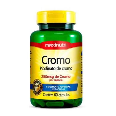Imagem de Cromo (Picolinato de Cromo) 714% IDR 60 Cápsulas - MaxiNutri - 484