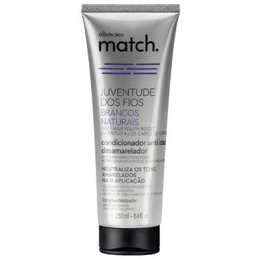 Imagem de Condicionador Anti-Idade Desamarelador Match Juventude dos Fios Brancos Naturais 250ml