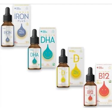 Imagem de Combo multivitaminas kids: Ferro+DHA+Vit D+Vit B12