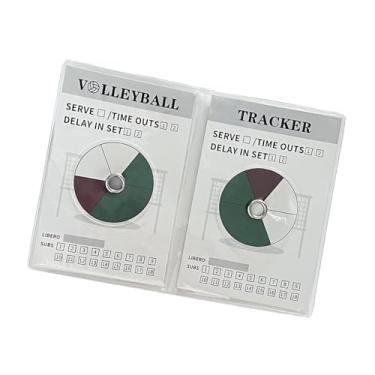 Imagem de harayaa Acessórios para equipamentos de pista de rotação de vôlei esportivo portátil para técnicas de estratégia, 2 Conjuntos