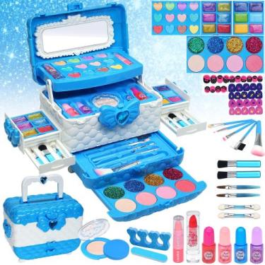 Imagem de Kit de maquiagem ROKKES para meninas de 3 a 12 anos Pretend Cosmetic 5
