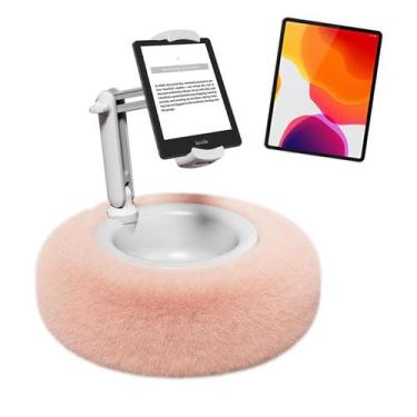 Imagem de Suporte de pelúcia para celular Zlinib Kindle Pillow Stand rosa