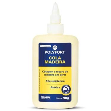 Imagem de Cola Madeira Amarela 90g Polyfort - Pulvitec