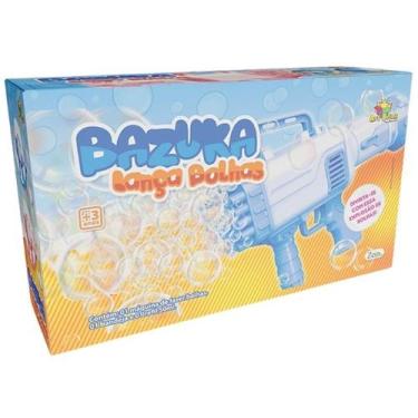 Imagem de Lançador de Bolhas de Sabão Bazuka 32 Furos Azul Art Brink