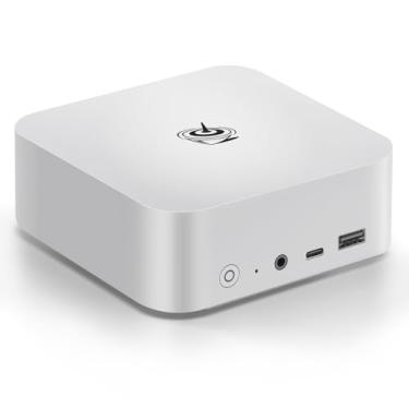 Imagem de Beelink Mini PC SER8, AMD Ryzen 7 8745HS (até 4,9 GHz), RAM DDR5 de 32 GB e SSD PCIe 4.0 de 1 TB, AMD Radeon 780M, suporte para mini computador com tela tripla 4K (HDMI+DP+USB4)/WiFi6/BT5.2