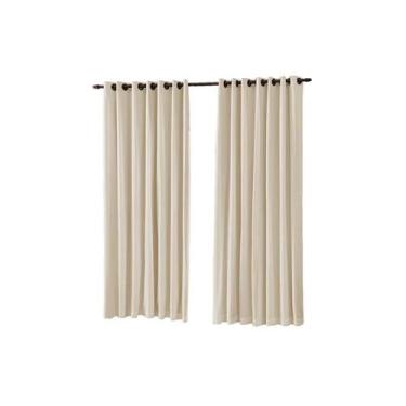 Imagem de Cortina tec.3,6x2,5 pratika areia - BELLA JANELA