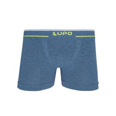 Imagem de Cueca  boxer lupo 0733-004, M, Azul