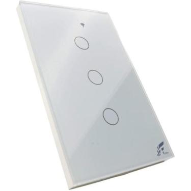 Imagem de Interruptor Inteligente WiFi Controle Por Aplicativo E Comando De Voz 