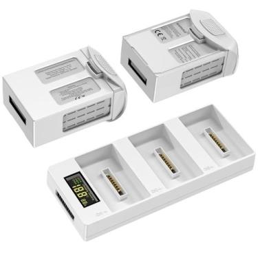 Imagem de Bateria para DJI Phantom 4 com carregador 5870mAh 15.2V (2 unidades) -