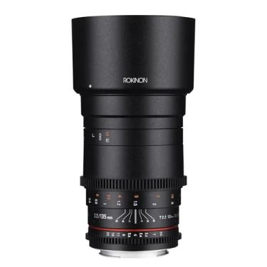 Imagem de Rokinon Cine DS 135 mm T2.2 ED UMC Teleobjetiva Cine lente para câmeras de lentes intercambiáveis Olympus e Panasonic Micro Four Thirds