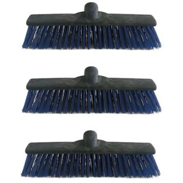 Imagem de Kit 3 unid Vassourão Gari 40cm sem cabo