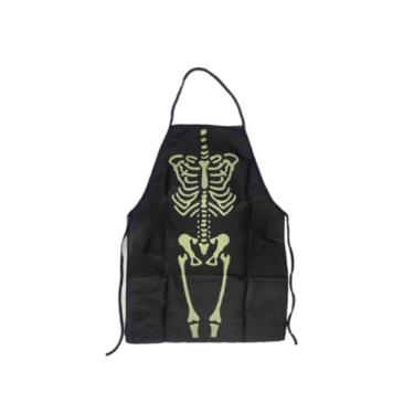 Imagem de Avental Divertido Halloween Esqueleto Bazar