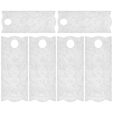 Imagem de ZLHETWT 6 peças placas de nome personalizadas para copo de 1,134 g, tampa de copo de acrílico, etiquetas de nome de fixação, acessórios brilhantes, pingentes para garrafa de água (estilo 2)