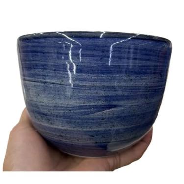 Imagem de Bowl de Cerâmica para Sopa, Caldos e Massas 700ml – Tigela Resistente para Uso Diário (AZUL)