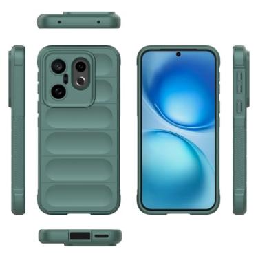 Imagem de Capa compatível com Vivo S30 Pro mini, compatível com Vivo X200 Fe 5G TPU capa protetora de celular de silicone macio verde