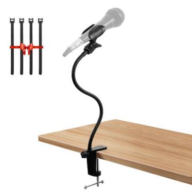 Imagem de Suporte para microfone e suporte para microfone Hi-era Podium Flexible