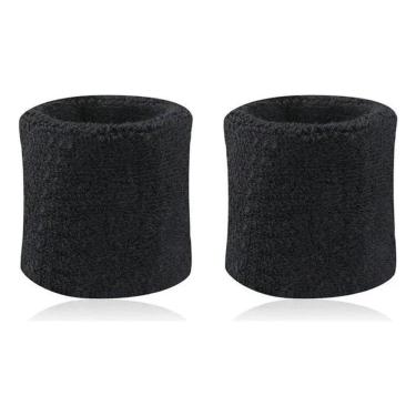 Imagem de 10X Par Munhequeira Atoalhada Pulso Tênis Squash Corrida Fi