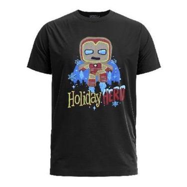 Imagem de Pop Tees Camiseta - Marvel Holiday - Gb Iron Man - Tam. Pp