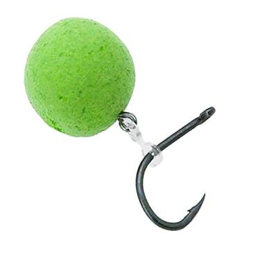 Imagem de GRFIT Ganchos de pesca 12 peças Isca de metal Spike Carpa Acessórios de Pesca Isca Picada Boilies com Borracha Transparente Cabelo de Milho Alimentador de Carpa Equipamento Ganchos de Peixe (Tamanho