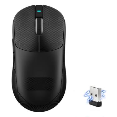 Imagem de MAMBASNAKE Mouse para jogos sem fio Attack Shark X8PLUS, mouse ergonômico leve de 55 g para jogos, sensor óptico PAW3395PRO 40K DPI, vida útil da bateria de 150h, botões programáveis Griptape para PC