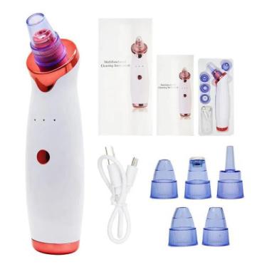 Imagem de Removedor Cravos Acne Espinhas Elétrico A Vácuo Recarregável - Cleanin