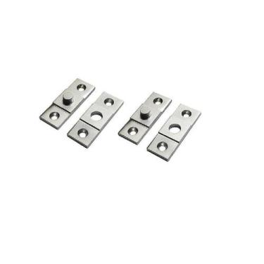 Imagem de Gonzo Ceteira Jogo Com 4 Peças Zamac Cromado Uniao Mudial - Uniao Mund