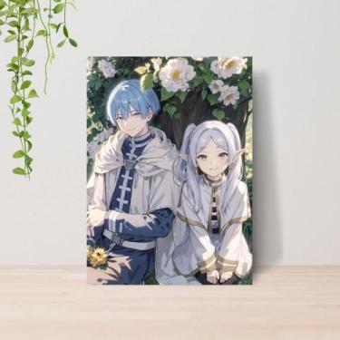 Imagem de Quadro Decorativo Anime Frieren A4  Placa MDF 005 - Lomi Art