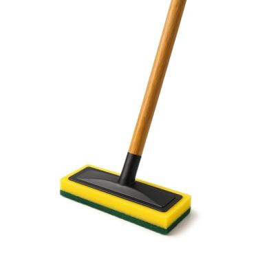 Imagem de Esponja Limpeza Pesada de Piso e Azulejo – Ideal para Banheiro e Cozinha | Meta Saldão