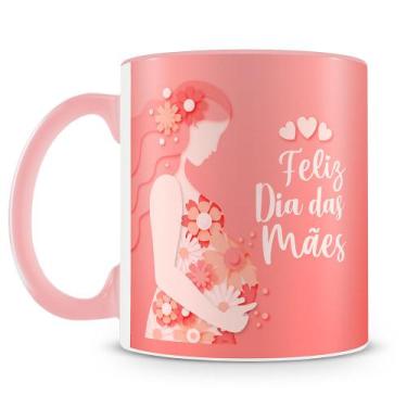 Imagem de Caneca Personalizada Feliz Dia das Mães Menina com Foto - Amo Canecas