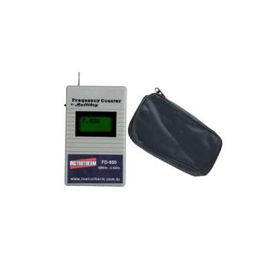 Imagem de Kit Frequencimetro Digital Bolso Faixa 50Mhz A 2.4Ghz P/rf Antena Hold