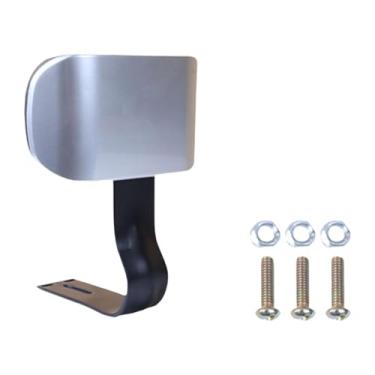 Imagem de Baoblaze Encosto de bicicleta elétrica Almofada de assento de bicicleta elétrica com parafusos e arruelas Encosto de assento traseiro macio para acessório de, Prata