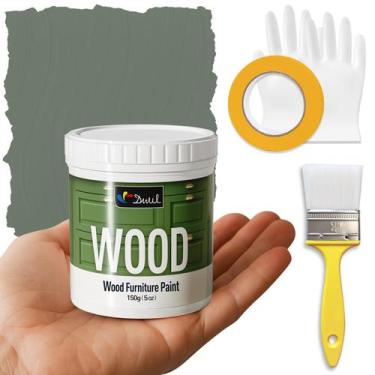 Imagem de Paint DWIL Matte Finish Wood Furniture 150g Cardamomo Green