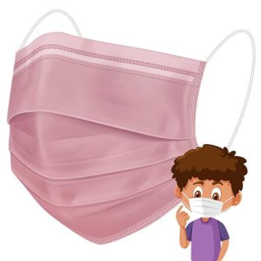 Imagem de Máscara Descartável Infantil Filtro Meltblown - 50 Un - Lorenzzo Lopez