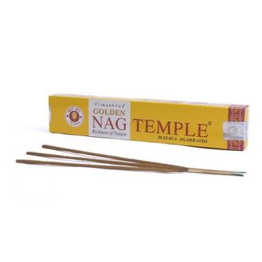 Imagem de Incenso Indiano Vijayshree Golden Nag Temple 15g