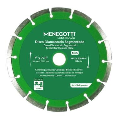 Imagem de Disco Diamantado Segmentado 180mm MDS (63030102) - Menegotti