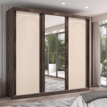 Imagem de Guarda Roupa Casal Sevilha 3 Pts Corre 6 Gav C/ Esp