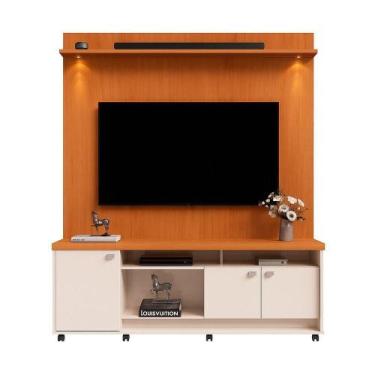 Imagem de Rack Bancada Com Painel Para Tv De Até 70 Com Led Luari Jequitiba-off 