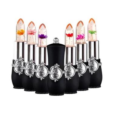 Imagem de Batom Gelatina Hidratante com Mudança de Cor - Longa Duração, Pacote d