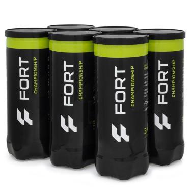 Imagem de Bola de Tênis Fort Championship Pack com 06 Tubos-Unissex