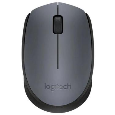 Imagem de Mouse wireless logitech m170 cinza 910-007597