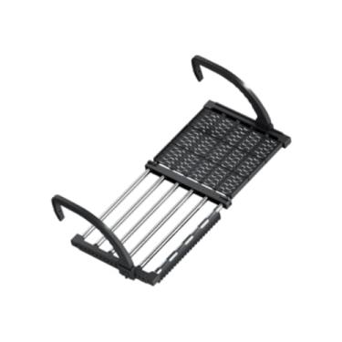 Imagem de Fenteer para secar roupas, peitoril de janela ajustável, secador de sapatos para guarda-corpo sobre porta, peitoril de janela, banheiro interno e, M