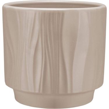 Imagem de Cachepô Vaso Decorativo Planta Home&co Cerâmica Bege