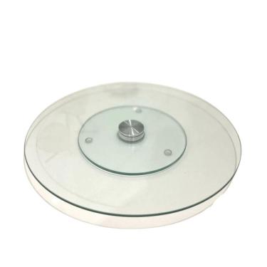 Imagem de Prato Giratório Redondo Para Confeitagem Vidro 30cm