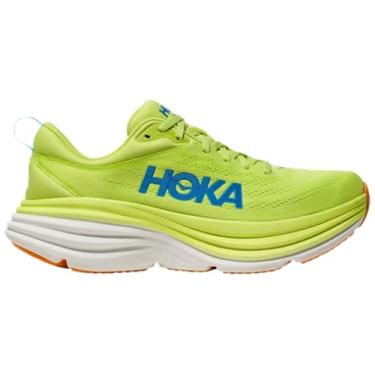 Imagem de HOKA Bondi 8 Tênis de corrida masculino Performance Road, Alface/flare solar, 41