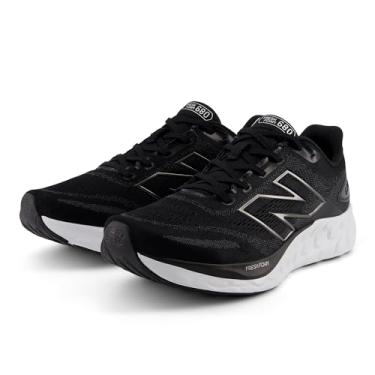 Imagem de New Balance Fresh Foam 680 V8 Tênis de corrida masculino, Preto/Ímã/Preto Metálico, 14 Wide