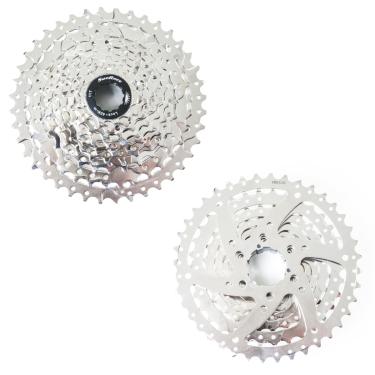 Imagem de CASSETE De Bicicleta Bike K7 SUNRACE 9V 11/42 mtb M980 PRATA