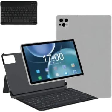 Imagem de Tablet X19 Pro Tablet, Android 12.0, 10.1 Polegadas, 4GB RAM, 64GB, Cinza, com Teclado, Capa e Fone de Ouvido, Dual SIM, Bluetooth 5.1