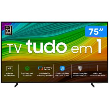 Imagem de Smart TV 75" 4K UHD QLED SAMSUNG 75Q60DA Wi-Fi