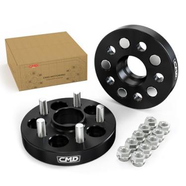 Imagem de Cmd motoring Espaçadores de roda 5 x 100 (5 x 3,9) 25 mm/2.5 cm - Hubcentric 54,1 mm | Pinos M12 x 1,5 | Espaçador CNC forjado 6061-T6 | Compatível com Toyota Corolla/Prius/Camry/Matrix | Lexus CT200h